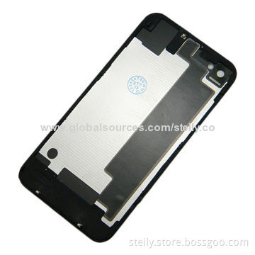 Replacement Good-quality Glass Back Cover Housing for iPhone 4S, Edge without Light Leaking